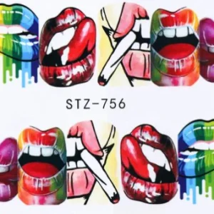 Juego de calcomanías para uñas