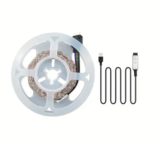 Juego de luces de cinta flexibles con control de alto brillo de 3 teclas, 1 pieza
