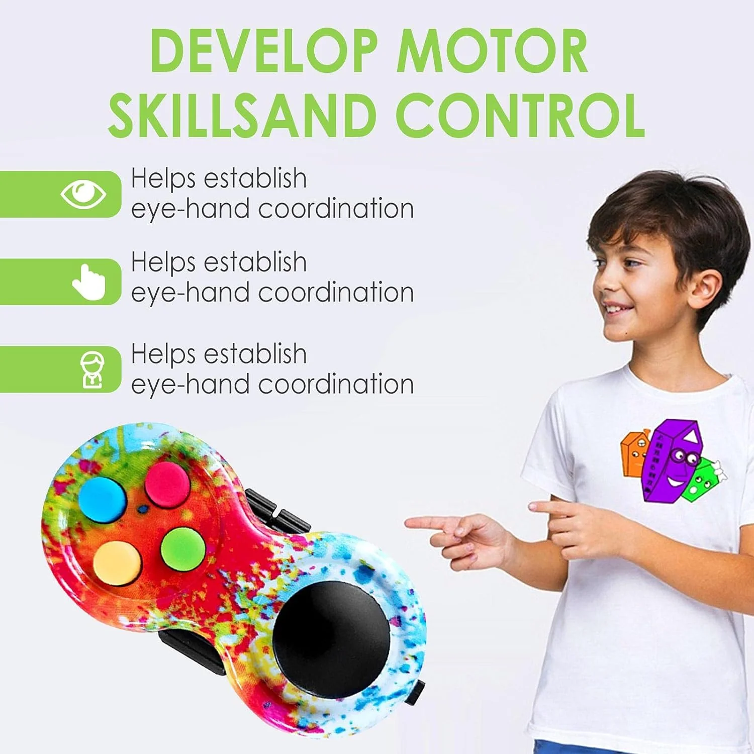 Juguete interesante mano con superficie lisa para establecer la coordinación ojo-mano - Imagen 5