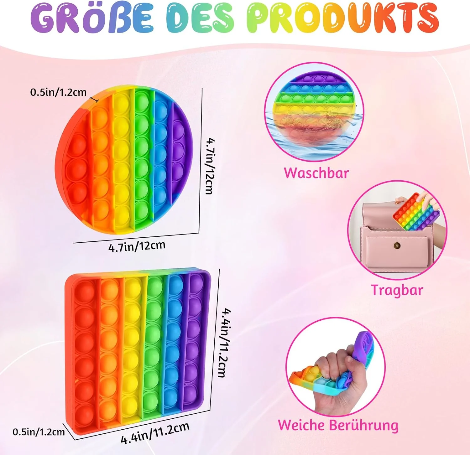 Juguetes Poper Juguete Antiestres, 2 Pack - Imagen 6