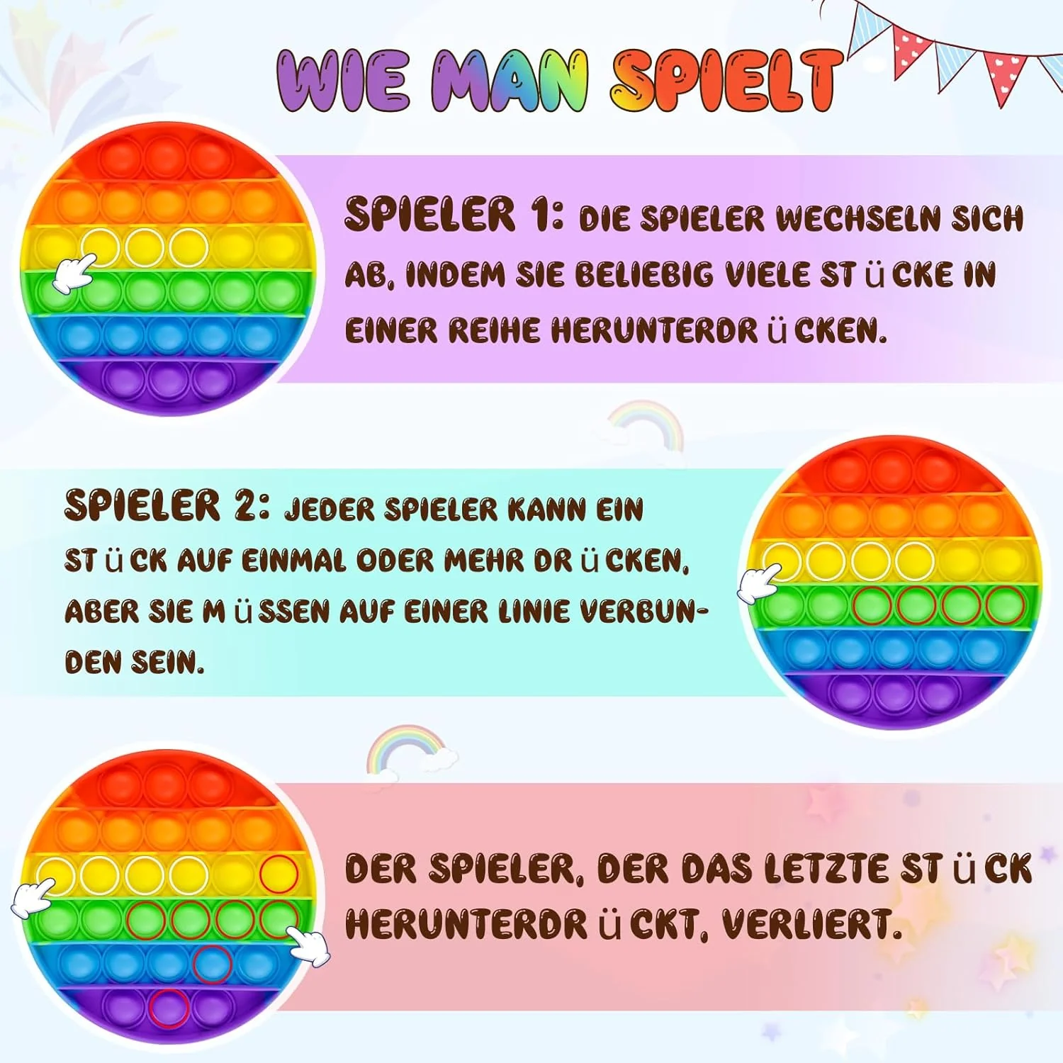 Juguetes Poper Juguete Antiestres, 2 Pack - Imagen 2