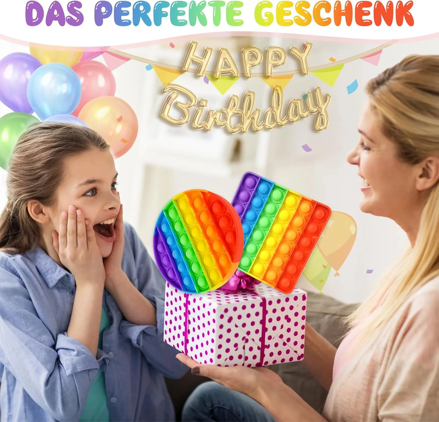 Juguetes Poper Juguete Antiestres, 2 Pack - Imagen 5