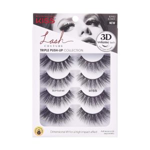 KISS Lash Couture Pestañas Postizas Triple Push-Up