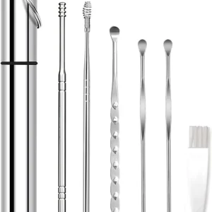 Kit de Eliminación de Cera de Oídos, 6 en 1