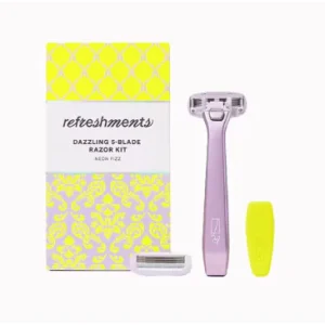 Kit de inicio de afeitadora deslumbrante en neón efervescente