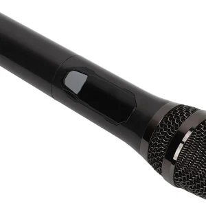 Kit de Receptor de Micrófono Inalámbrico, Micrófono Inalámbrico UHF ABS de Metal con Carga USB