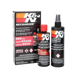 Kit de servicio para el cuidado del filtro K&N Squeeze rojo