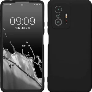 kwmobile Funda compatible con Xiaomi 11T/11T Pro Case - Negro