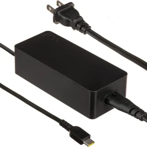 Lenovo 65w USB tipo C adaptador de CA 4X20M26268 con cable de alimentación de 2 clavijas