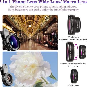 Lente de cámara de teléfono, lente macro 15x