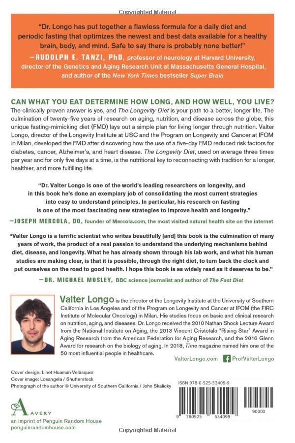 Libro La dieta de la longevidad: retrasa el envejecimiento, combate las enfermedades y optimiza el peso Tapa blanda - Imagen 2