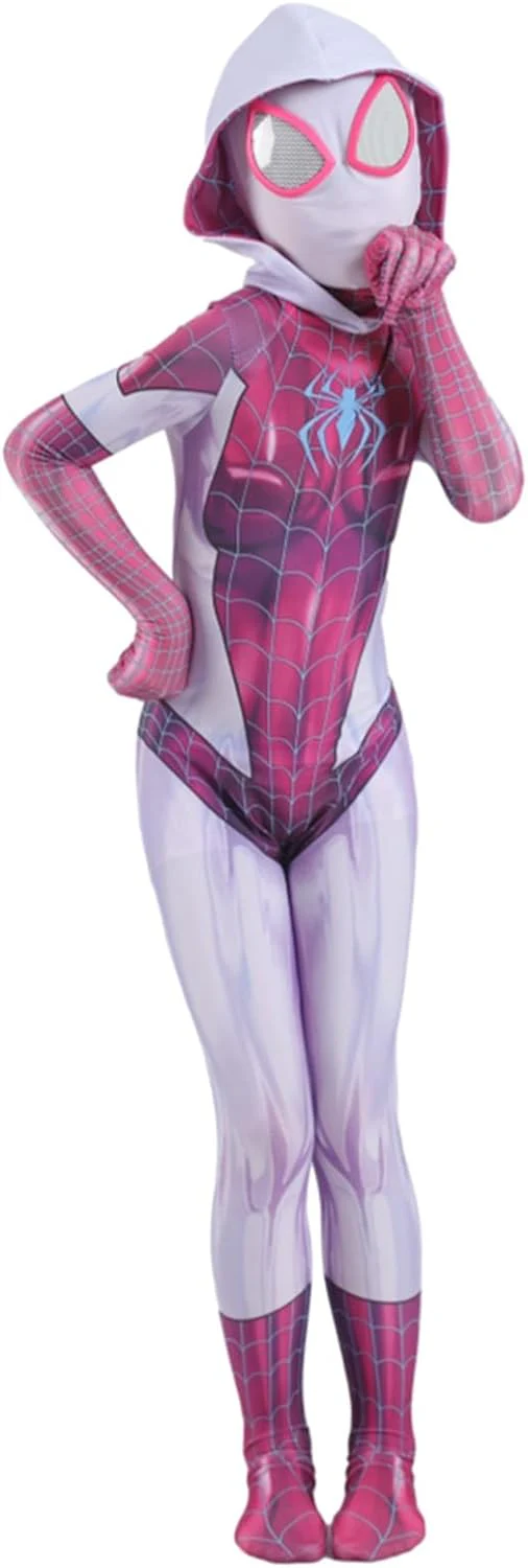 LIUDALA Disfraces Halloween para niñas Traje Spandex 3D - Imagen 4