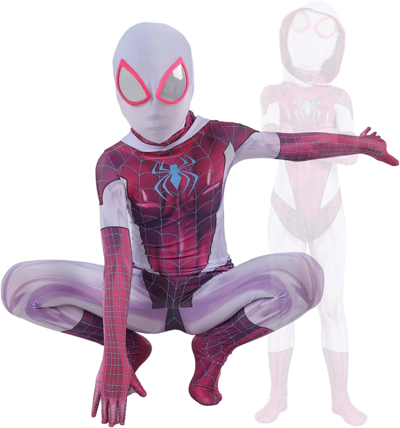 LIUDALA Disfraces Halloween para niñas Traje Spandex 3D