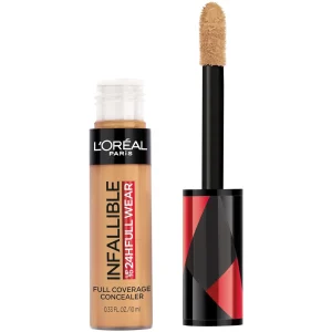 L'Oreal Paris Makeup Infalible Full Wear Corrector mate impermeable, 0.33 onzas fluidas