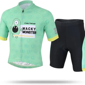 Maillot de Ciclismo Conjunto de Camiseta de Bicicleta + Pantalones Cortos