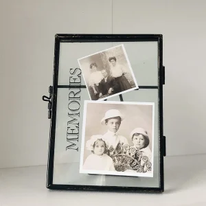 Marco de clip de fotos vintage de metal