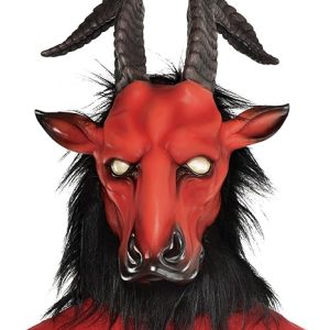 Máscara de látex Bestia satánica Baphomet