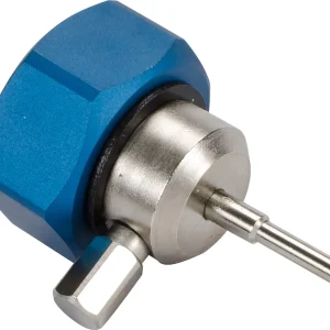 Matrix- Adaptador de propano de aluminio CNC con puerto de silicona integrado