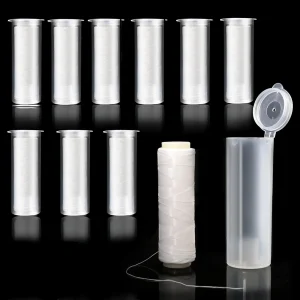 MAXIMUMCATCH Maxcatch - Cebo de pesca de poliéster de 0.008 in/0.010 in, hilo elástico