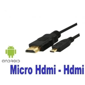 Micro Hdmi-HDMI para tablet, cable micro hdmi para tablet 1,5mts, conectar tablet a tv
