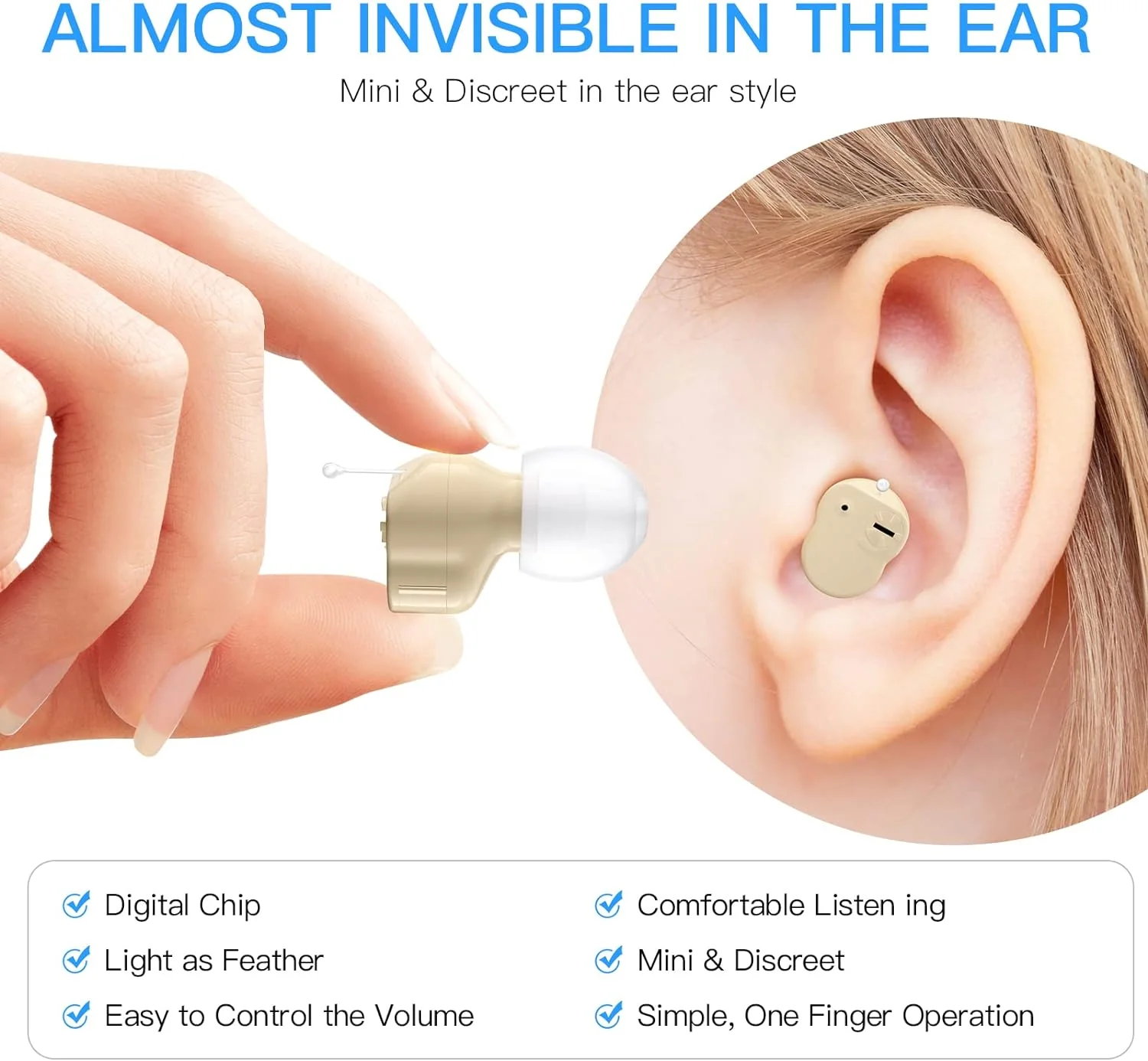 Mini amplificador de sonido, dispositivo potenciador de voz y amplificador de audio - Imagen 3