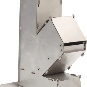 Mini estufa de cohete duradera con bolsa de almacenamiento para picnic