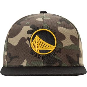 Mitchell & Ness Camo Golden State Warriors Natural Snapback Gorra ajustable para hombre