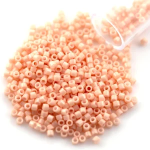 Miyuki Delica - abalorio de semillas 11/0 de color melocotón claro