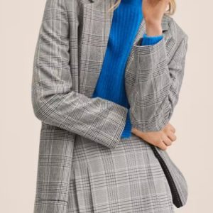 MNG Falda pliegues cuadros