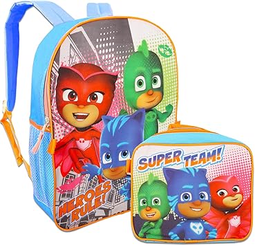 Mochila escolar con lonchera para niños