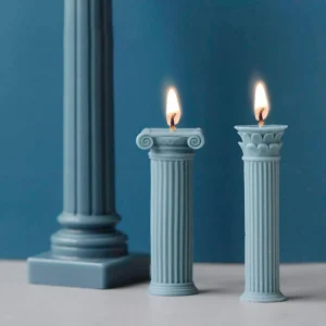 Molde de silicona para velas en espiral