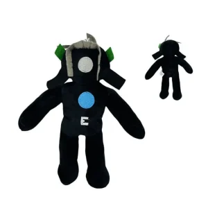 Muñeco de peluche de dibujos animados Skibidi Toilet Cosplay, figura de juguete de peluche