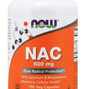 NOW NAC 600mg, FREE RADICAL PROTECTION 100 Capsules
