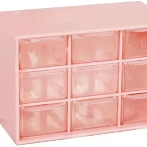 Organizador de escritorio multiusos con 9 compartimentos para almacenamiento de objetos