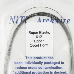 Pack 10 Alambre de arco de ortodoncia Dental Niti Super elástico redondo Rectangular