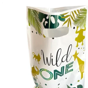 Pack de 20 bolsas de regalo de fiesta salvaje, regalos de fiesta de safari, más una manta