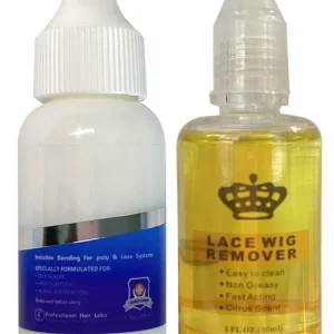 Pegamento y removedor de pelucas-Adhesivo para reemplazo de cabello-control de humedad adicional