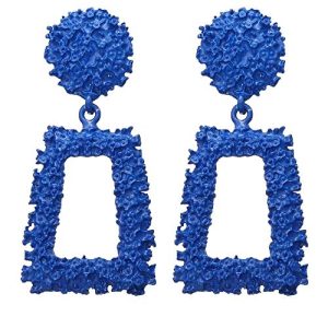 Pendientes colgantes de metal para mujeres y niñas
