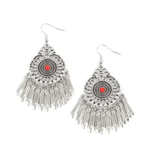 PENDIENTES ROJOS PAPARAZZI "DREAM A LITTLE DREAMCATCHER"