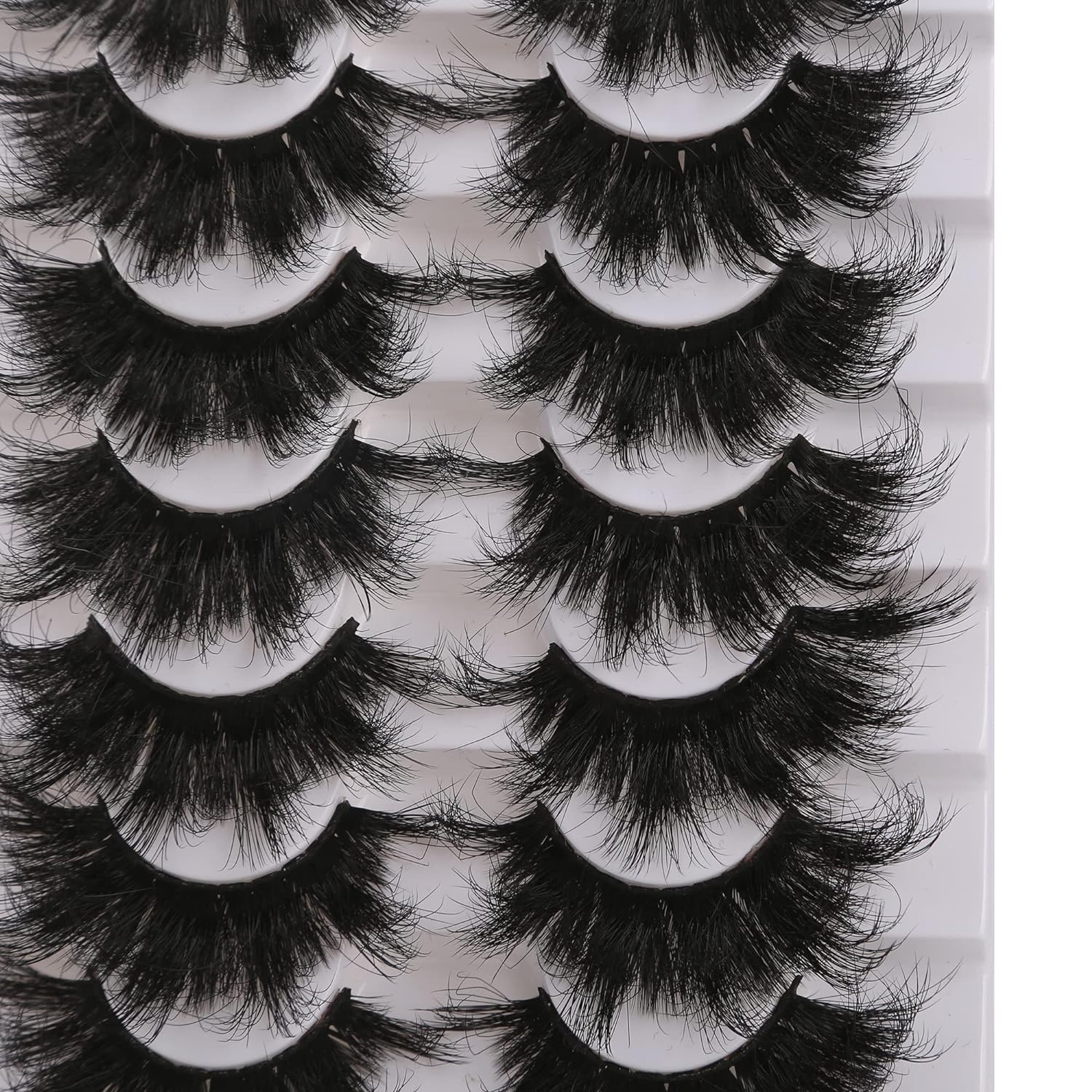 Pestañas postizas esponjosas y dramáticas pestañas de visón sintético - Imagen 3