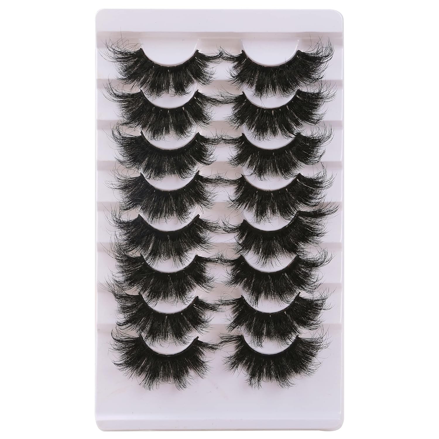 Pestañas postizas esponjosas y dramáticas pestañas de visón sintético