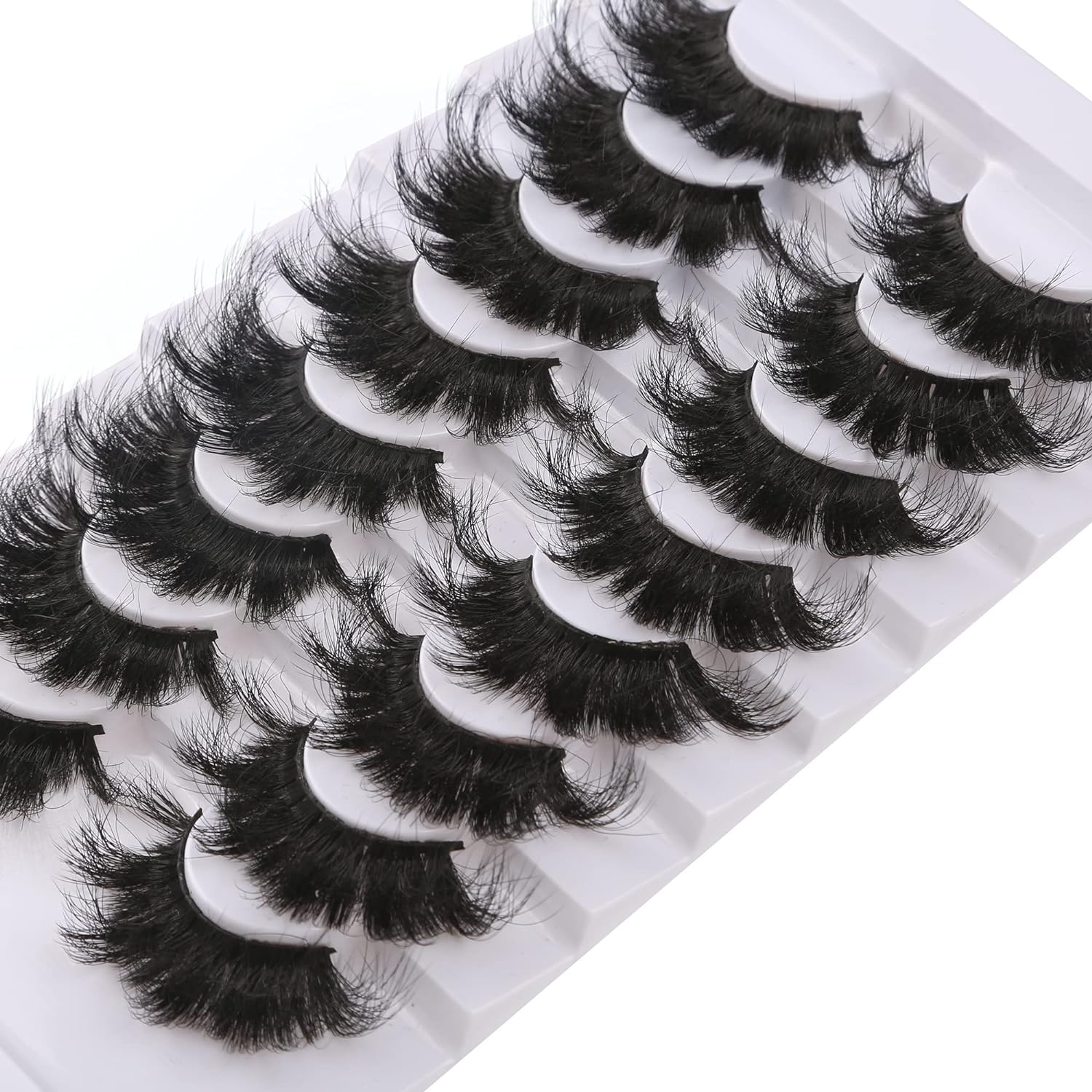 Pestañas postizas esponjosas y dramáticas pestañas de visón sintético - Imagen 4