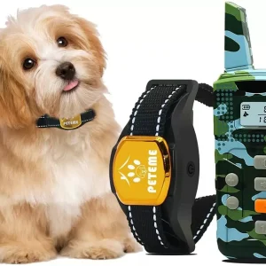 Peteme Collares de choque para perros con control remoto