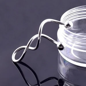 Piezas de acero Twist Helix Industrial Piercing