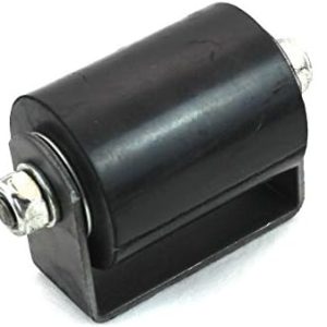 Puerta corredera rodillo de 3" rígida de goma Soldadura montón de 12