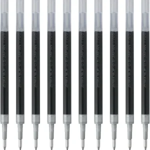 Recambio para bolígrafo Zebra B-RMJF5-BK, Sarasa Mark On, mina MJF-0,5, color negro, 10 unidades