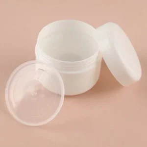 Recipiente de plástico para crema facial y cosmética, de polipropileno de doble pared