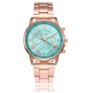 Reloj de cuarzo Geneva de lujo para hombre y mujer
