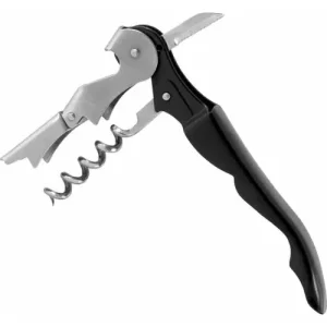 Sacacorchos de metal para camareros, abridor de botellas de vino profesional todo en uno