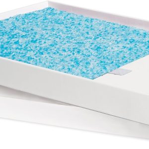 ScoopFree - Bandejas desechables con cristales azules, 4.5 libras